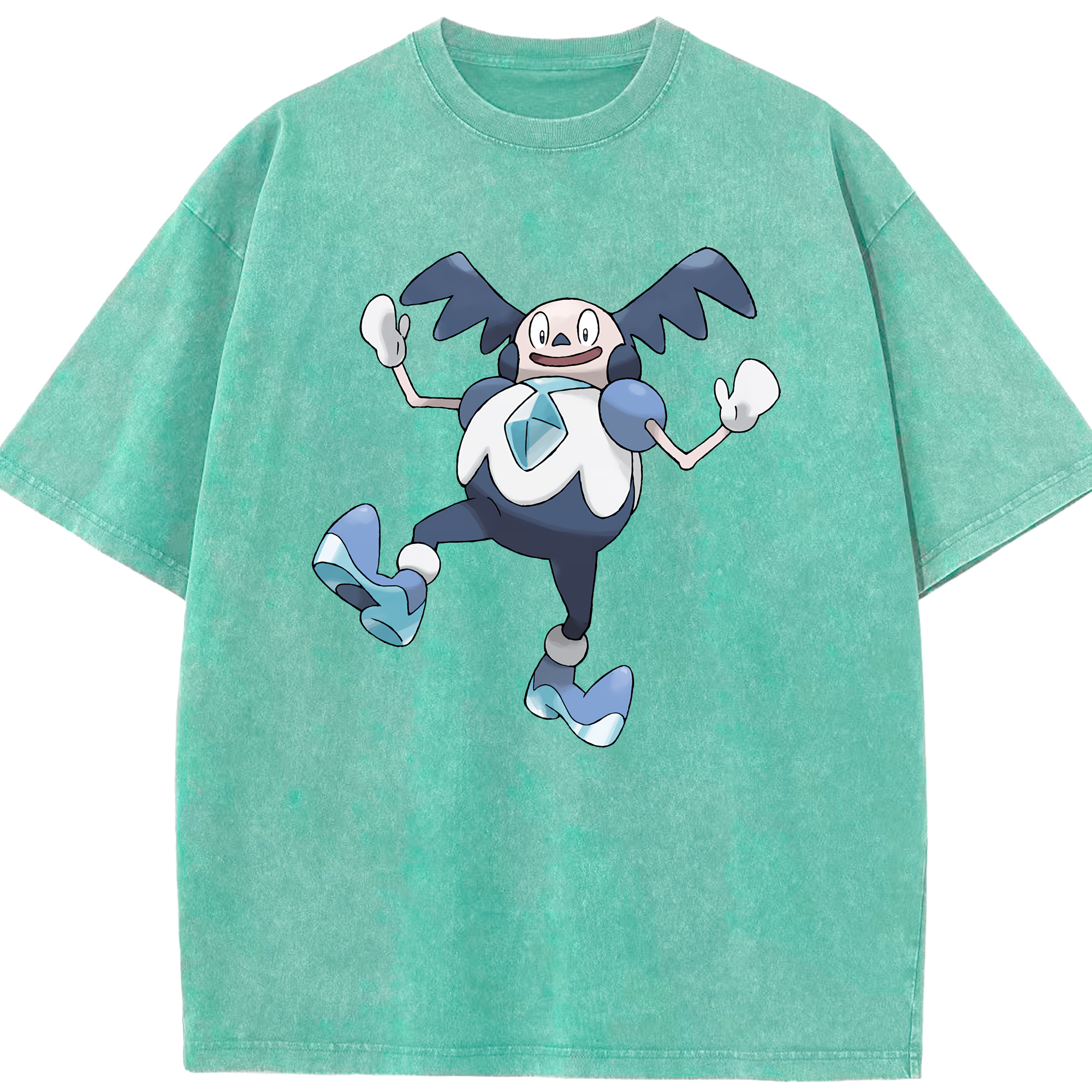 （画像用） ポケットモンスター Pokémon 綿100% ヴィンテージ風 半袖Tシャツ（フロントプリント）